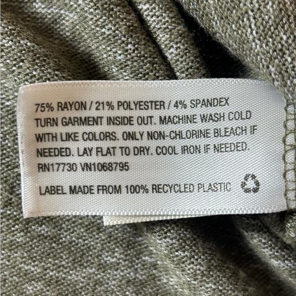 A New Day Sweater Lightweight Long Sleeve V-Neck Drop Shoulder Gray Size Small - Picture 9 of 13